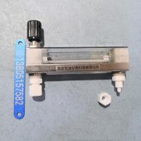 快拧型PVDF防腐流量计,四氟快拧玻璃管浮子流量计,四氟防腐玻璃转子流量计