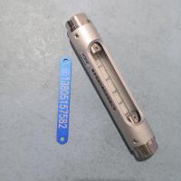 G10-6F微小玻璃转子流量计,不锈钢内螺纹,总长200mm防腐玻璃管浮子流量计