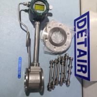 LUGB-21-DN80PTF不锈钢涡街流量计 一体化温度压力补偿智能涡街流量计