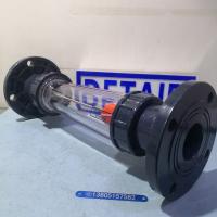 LZB-100S/LZS-100塑料管浮子流量计,DN100PVC法兰 总长555mm转子流量计