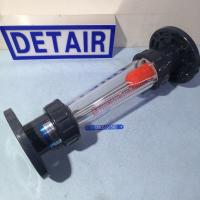 LZB-100S/LZS-100塑料管浮子流量计,DN100PVC法兰 总长555mm转子流量计