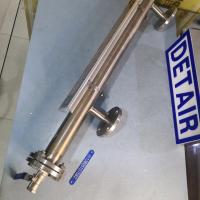 UHZ-519C不锈钢磁翻板液位计,双色磁敏显示磁性浮子液位计, 侧装顶装不锈钢浮子液位计