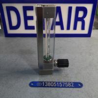 不锈钢316L底进上出型玻璃转子流量计,内螺纹,带调节阀防腐型玻璃管浮子流量计