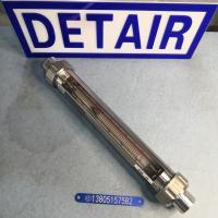 不锈钢双刻度玻璃转子流量计G30-15FE,内螺纹G1/2 刻度加密玻璃转子流量计