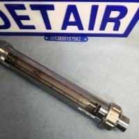 不锈钢双刻度玻璃转子流量计G30-15FE,内螺纹G1/2 刻度加密玻璃转子流量计