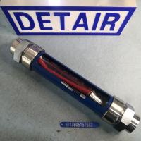 海绵厂刻度加密防腐流量计VA10-40F,不锈钢内螺纹玻璃管浮子流量计