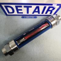 海绵厂刻度加密防腐流量计VA10-40F,不锈钢内螺纹玻璃管浮子流量计