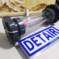 塑料管流量计LZB-100S/LZS-100,压力6kg温度60℃法兰式塑料管浮子流量计