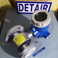 锂电池供电型智能电磁流量计,四氟衬里不锈钢电极现场显示无信号输出流量计