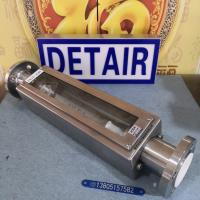 FA24-25BF全不锈钢衬四氟玻璃转子流量计，法兰式不锈钢衬四氟玻璃管浮子流量计
