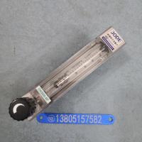 DK800-6FN不锈钢玻璃转子流量计,氮气100L玻璃管浮子流量计,带调节阀防腐玻璃转子流量计