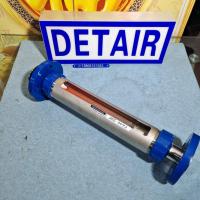FA40-25F双环玻璃转子流量计,不锈钢接口 DN40活动法兰玻璃管浮子流量计