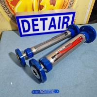 FA40-25F双环玻璃转子流量计,不锈钢接口 DN40活动法兰玻璃管浮子流量计