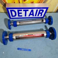 FA40-25F双环玻璃转子流量计,不锈钢接口 DN40活动法兰玻璃管浮子流量计