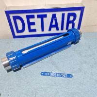 VA20-25F防腐玻璃转子流量计 内螺纹连接总长375mm玻璃管浮子流量计