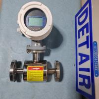 全不锈钢电磁流量计YDLD-DN10F,内衬四氟,不锈钢316L电极,精度0.5%,智能电磁流量计