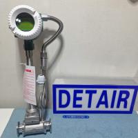 LUGB-21-DN25PTW卫生卡盘型温度压力补偿涡街流量计,DN25现场显示一体化补偿型蒸汽流量计
