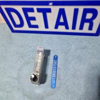外螺纹连接LZB-6F不锈钢玻璃转子流量计 带调节阀防腐玻璃管浮子流量计