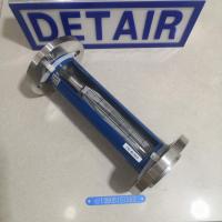 F10-4032FP不锈钢防腐玻璃转子流量计 DN32活动法兰连接防腐玻璃管浮子流量计