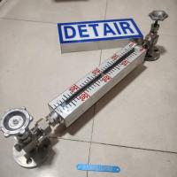 不锈钢双色石英管液位计 法兰连接双色高压石英管液位计