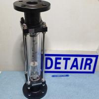 带弹簧玻璃转子流量计LZB-40,法兰式液体气体常州双环玻璃管浮子流量计