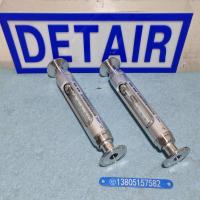 不锈钢卡盘式玻璃转子流量计WA30-15S 总长250mm卫生型玻璃转子流量计