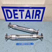 不锈钢卡盘式玻璃转子流量计WA30-15S 总长250mm卫生型玻璃转子流量计