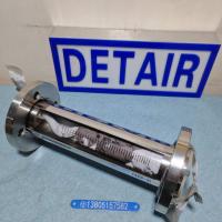 FA30F-32全不锈钢防腐玻璃转子流量计 DN32活动法兰 衬四氟玻璃管浮子流量计
