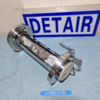 FA30F-32全不锈钢防腐玻璃转子流量计 DN32活动法兰 衬四氟玻璃管浮子流量计
