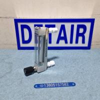 DK800-6FP卡套式四氟防腐玻璃转子流量计,带调节阀PVDF防腐玻璃管浮子流量计