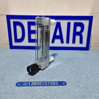 DK800-6FP卡套式四氟防腐玻璃转子流量计,带调节阀PVDF防腐玻璃管浮子流量计