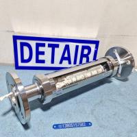 FA10F-40F316L全不锈钢玻璃转子流量计 DN40活动法兰不锈钢玻璃管浮子流量计