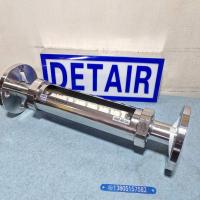 FA10F-40F316L全不锈钢玻璃转子流量计 DN40活动法兰不锈钢玻璃管浮子流量计