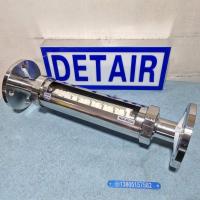 FA10F-40F316L全不锈钢玻璃转子流量计 DN40活动法兰不锈钢玻璃管浮子流量计
