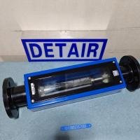 FA24-40耐高压玻璃转子流量计 总长500mm 法兰式气体液体玻璃管浮子流量计