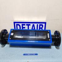 FA24-40耐高压玻璃转子流量计 总长500mm 法兰式气体液体玻璃管浮子流量计