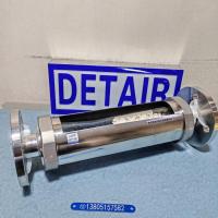 FA20F-50F/316L全不锈钢玻璃转子流量计 316L材质法兰式不锈钢玻璃管浮子流量计