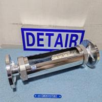 FA20F-50F/316L全不锈钢玻璃转子流量计 316L材质法兰式不锈钢玻璃管浮子流量计