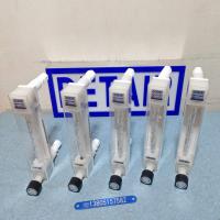 LZB-10F4卡套连接PVDF防腐玻璃转子流量计 四氟卡套式防腐玻璃管浮子流量计