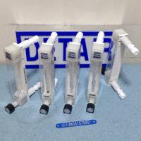 LZB-10F4卡套连接PVDF防腐玻璃转子流量计 四氟卡套式防腐玻璃管浮子流量计
