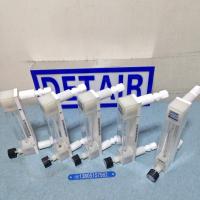 LZB-10F4卡套连接PVDF防腐玻璃转子流量计 四氟卡套式防腐玻璃管浮子流量计