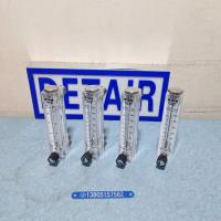 LZM-15ZT不锈钢接口有机玻璃流量计,带不锈钢调节阀有机面板式流量计