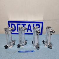 LZM-15ZT不锈钢接口有机玻璃流量计,带不锈钢调节阀有机面板式流量计