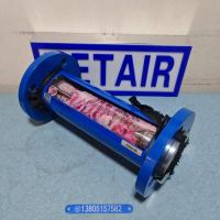 FA10-50活动法兰式玻璃管浮子流量计,310mm总长玻璃转子流量计