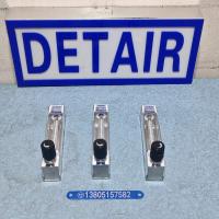 DK800-4F6全氟醚密封玻璃转子流量计,内螺纹NPT1/4不锈钢316L玻璃管流量计
