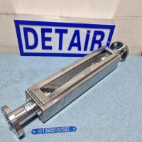 全不锈钢316L玻璃转子流量计FA24-15RF，总长500mm法兰式玻璃管浮子流量计